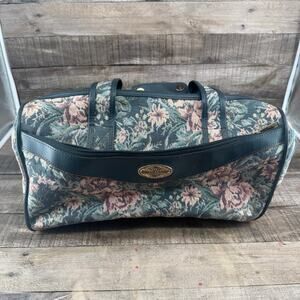 Vintage Frequent Traveler Floral Carry On bag